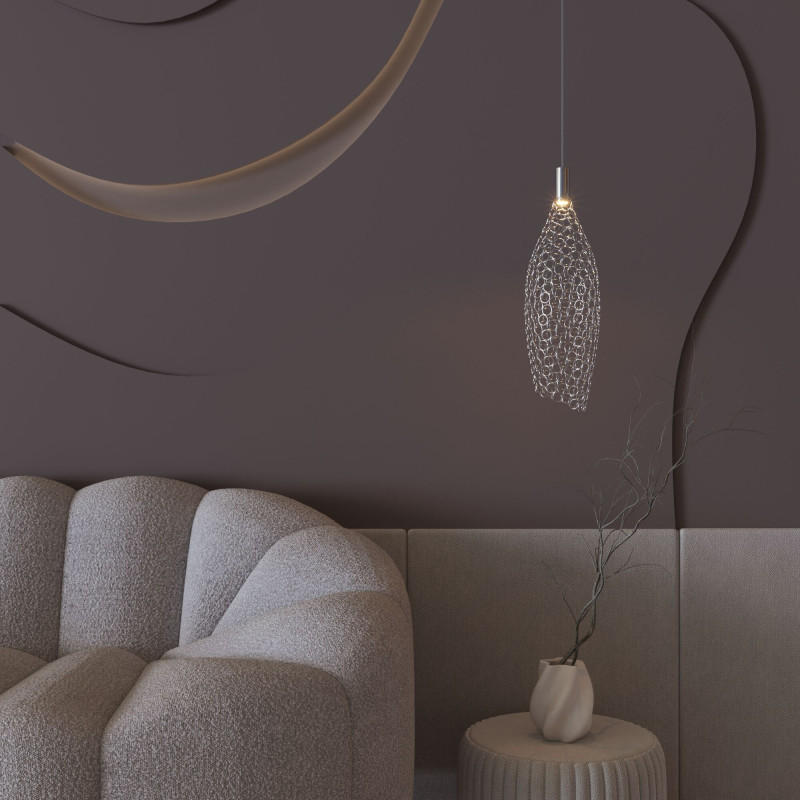 Подвесной светильник Eurosvet 90352/1 хром