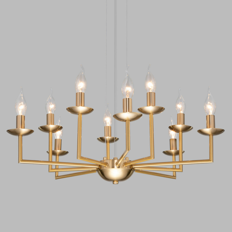 Подвесная люстра Eurosvet 60150/10 латунь