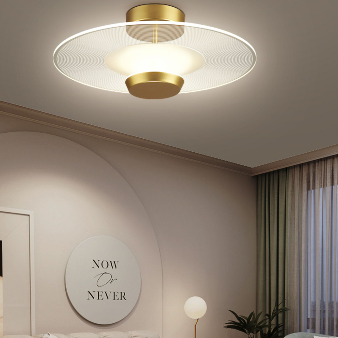 Потолочный светильник AMOS CH White by ImperiumLoft