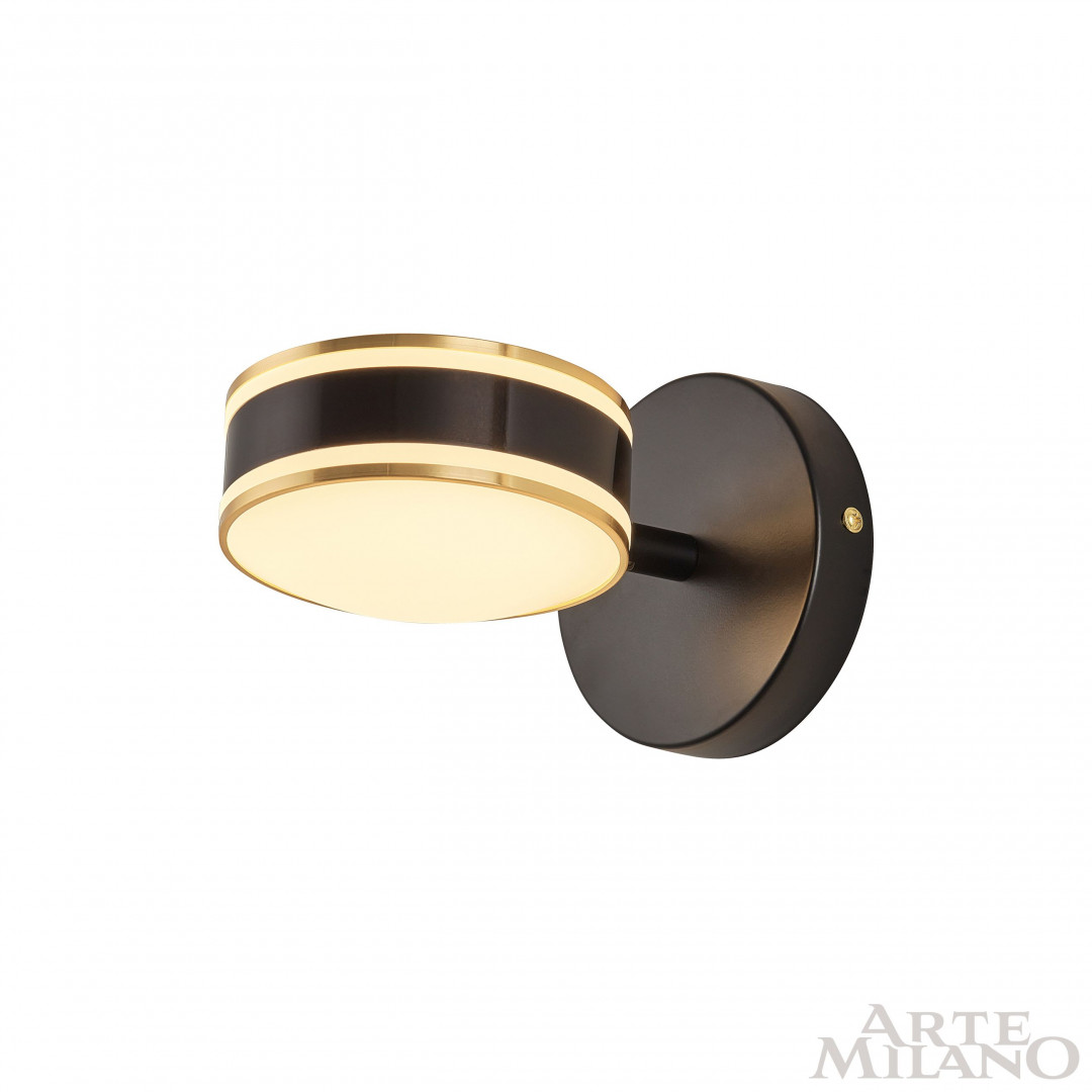 Бра светодиодные 277599/1B BK/GD Arte Milano