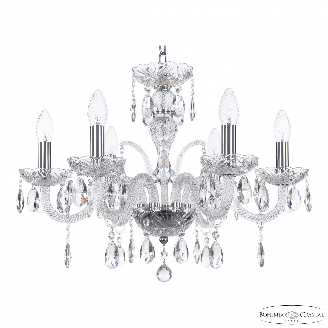 Люстра хрустальная 118/6/195 Ni Bohemia Ivele Crystal