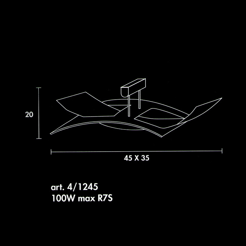 Потолочный светильник Sothis 4/1245-6-43
