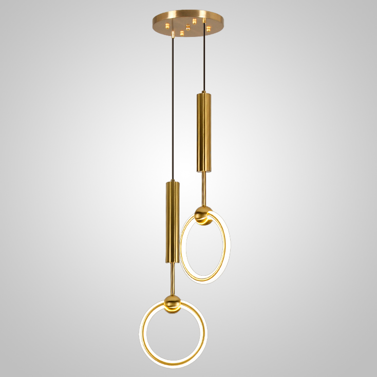 Подвесной светильник FINNUR B DUO A Brass by ImperiumLoft