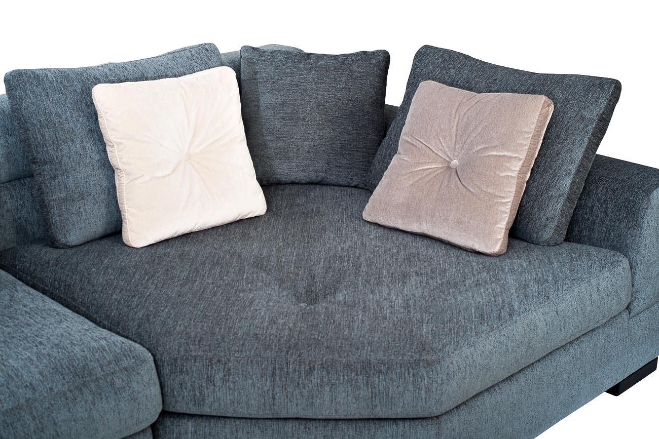 Комплект мебели №4 диван LAZIO, угол трапеция правый Garda Decor koml-garda-4-lazio