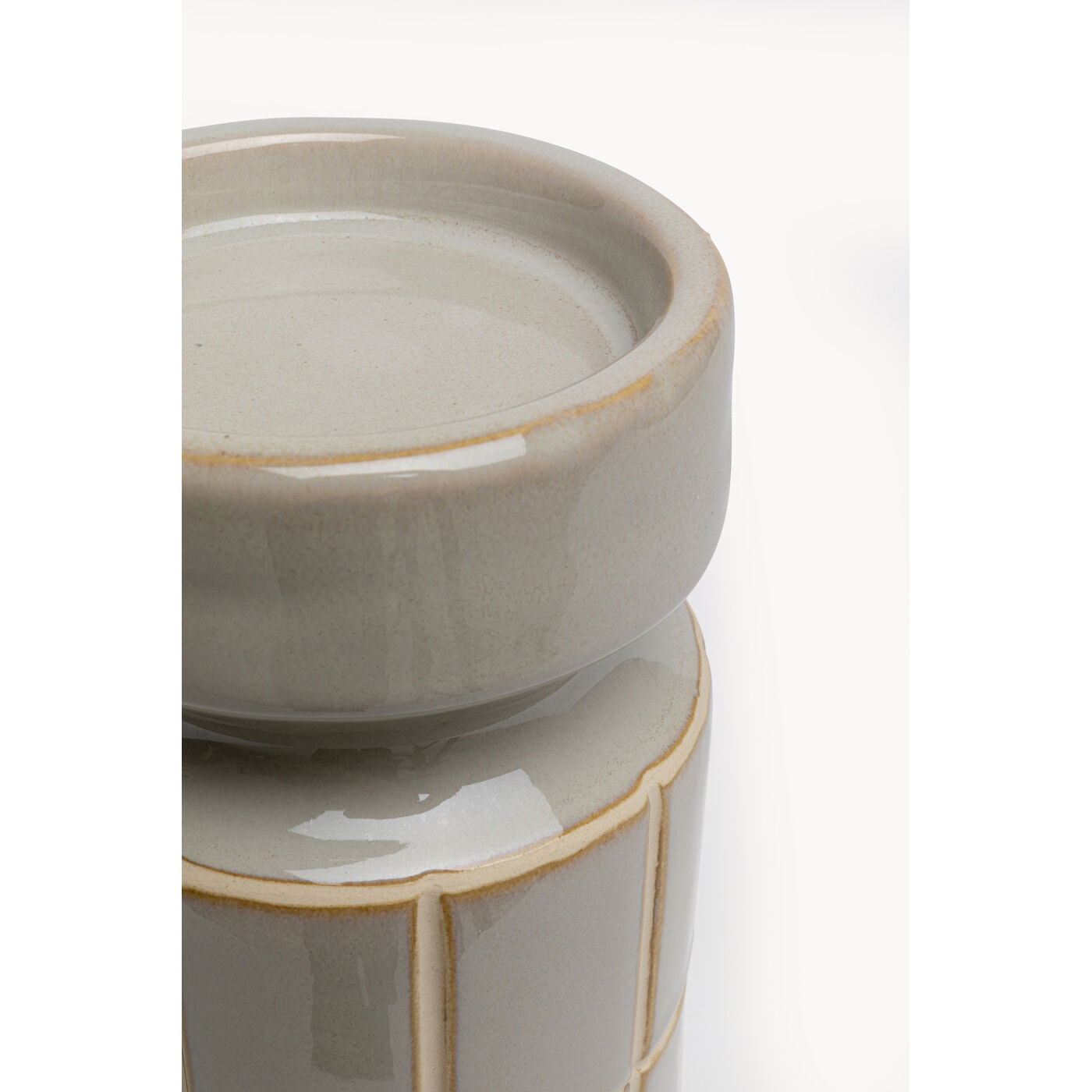 Подсвечник Bliss Tile Light Blue 18cm KARE 57972