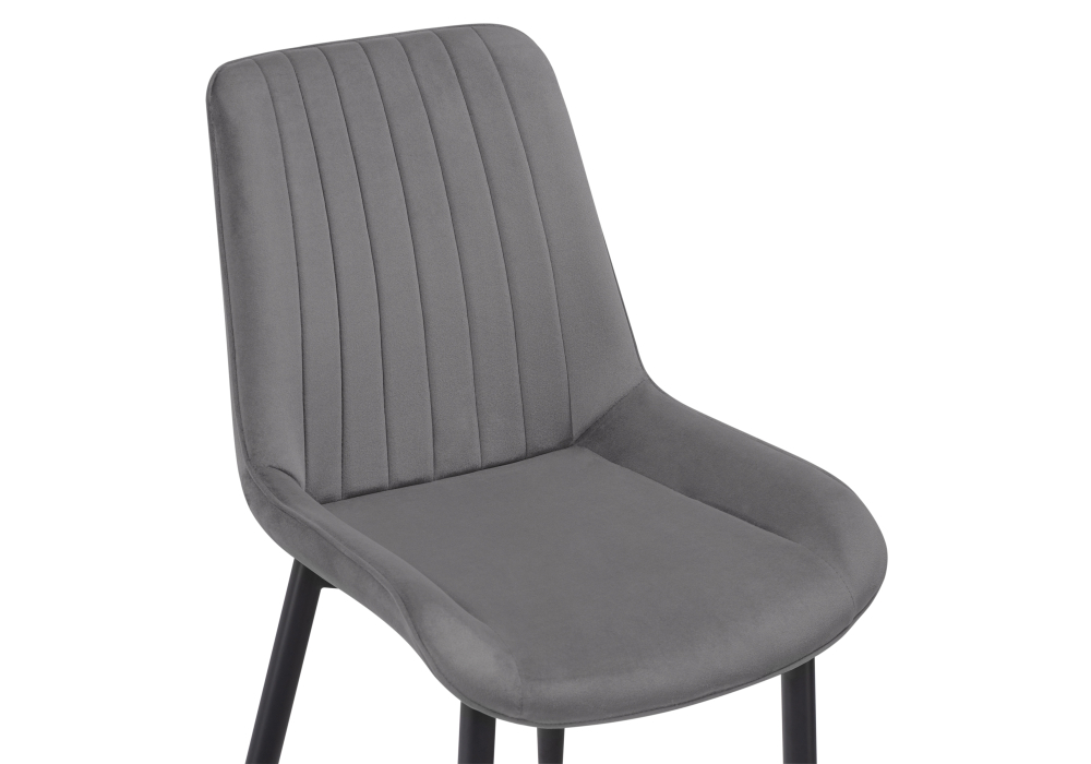 Стул Woodville Seda 1 dark gray / gold / black 15285