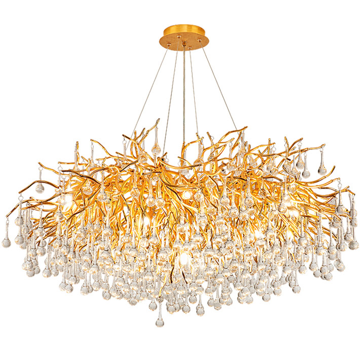 Люстра Droplet Chandelier circle D150 by ImperiumLoft