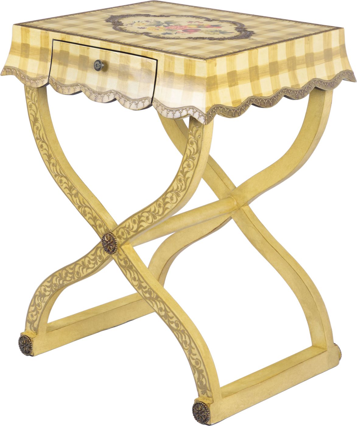 Столик с ящиком Glasar 35-094