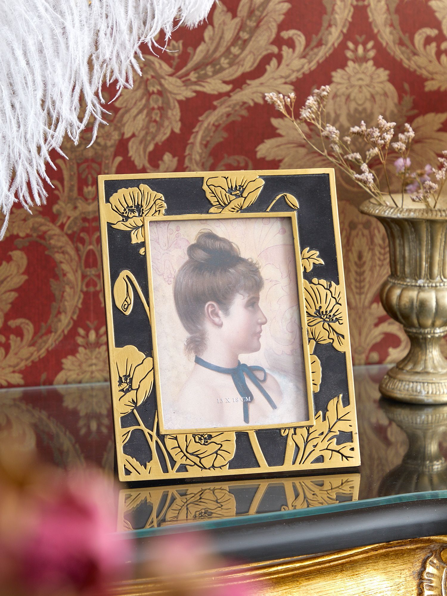 Фоторамка настольная Маки Glasar 28-532