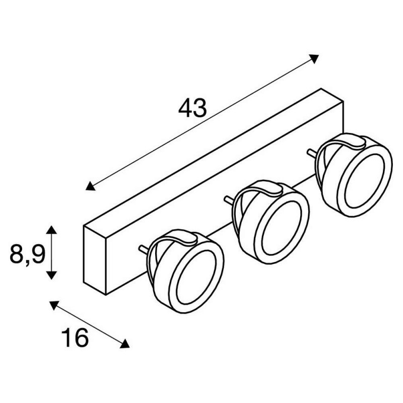 Потолочный светильник SLV 1000132