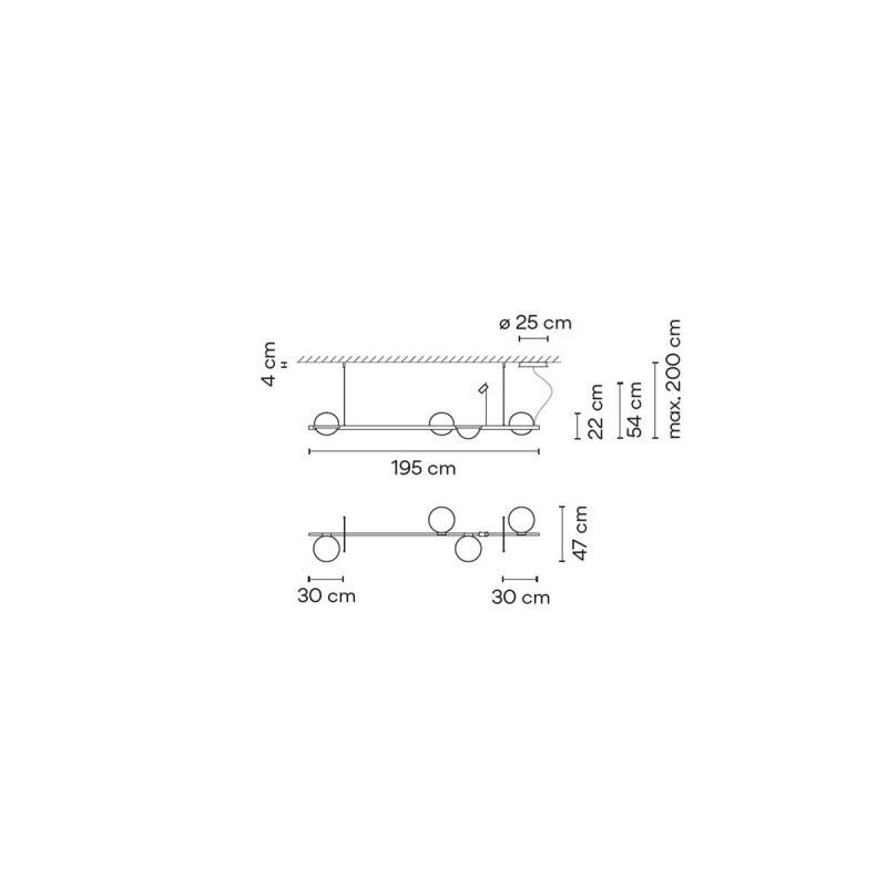 ПОДВЕСНОЙ СВЕТИЛЬНИК  VIBIA Palma 3736