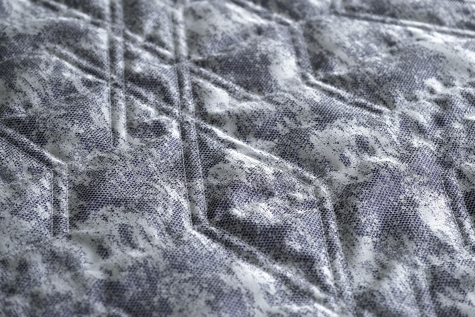 Покрывало HOUSTON синее со стежкой 260*260 Garda Decor 121GD-14615