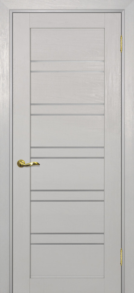 Межкомнатная дверь Graf PSU-46 белый сатинат Лунное дерево (2000 х 800)