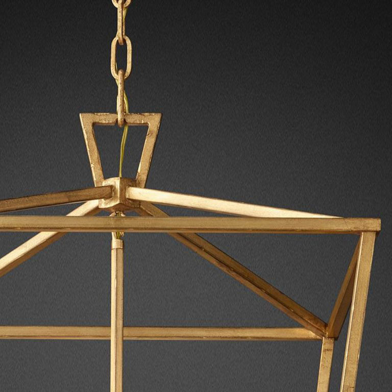 Люстра Restoration Hardware English Openwork 24" Gilded Iron