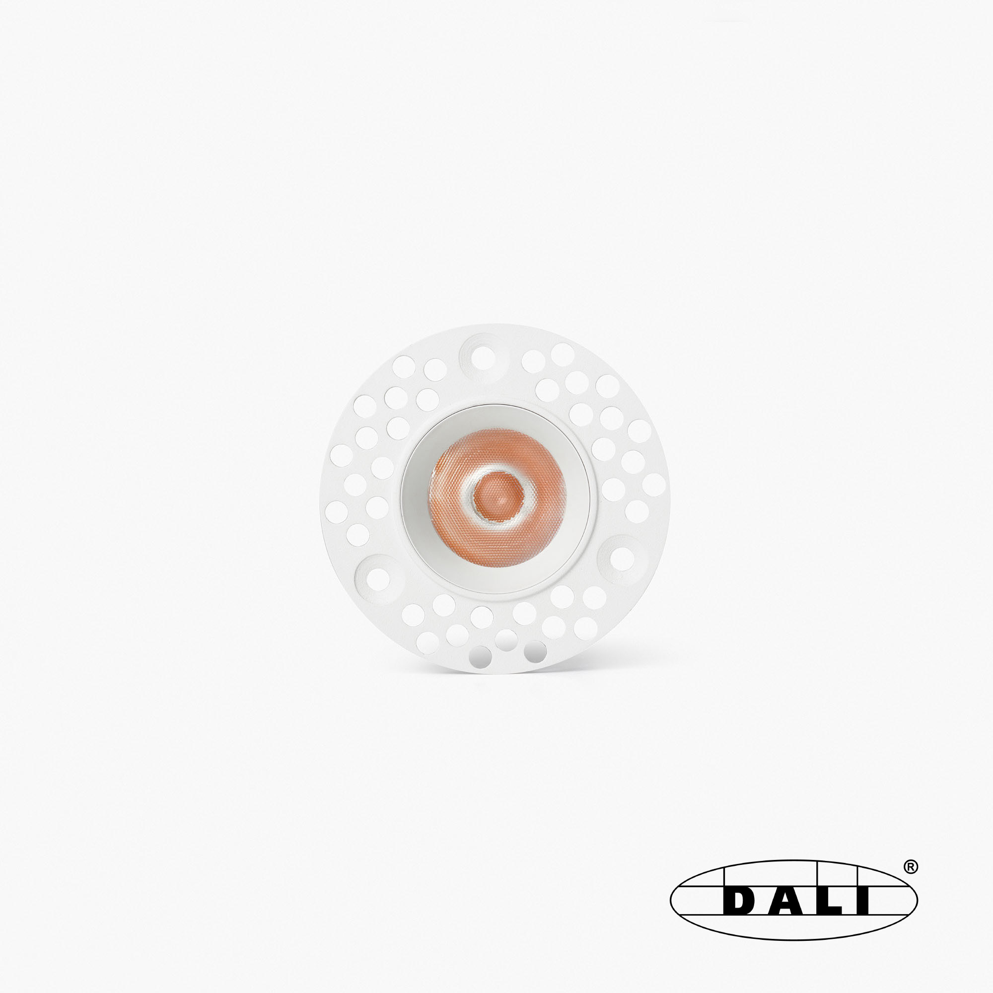 Uno черный/белый встраиваемый потолочный светильник без рамки 8 Вт 37° 3000K CRI90 DALI Faro
