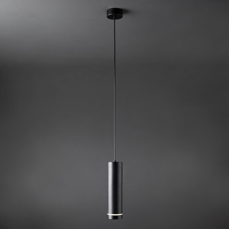 Подвесной светильник Eurosvet DLR023 12W 4200K черный матовый