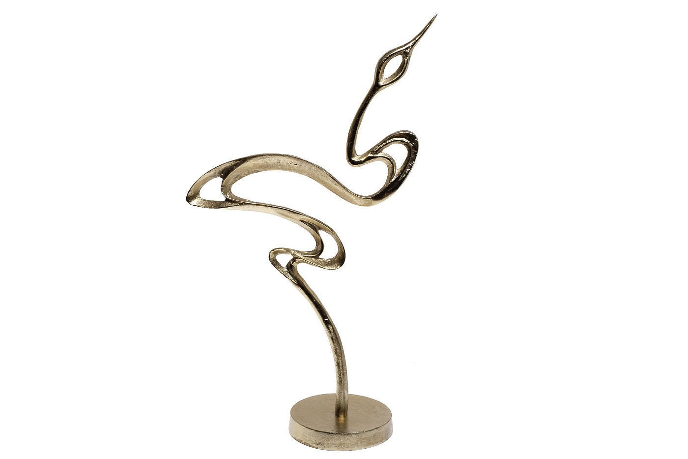 Статуэтка "Цапля" цвет шампань Garda Decor 71PN-0601B-CH