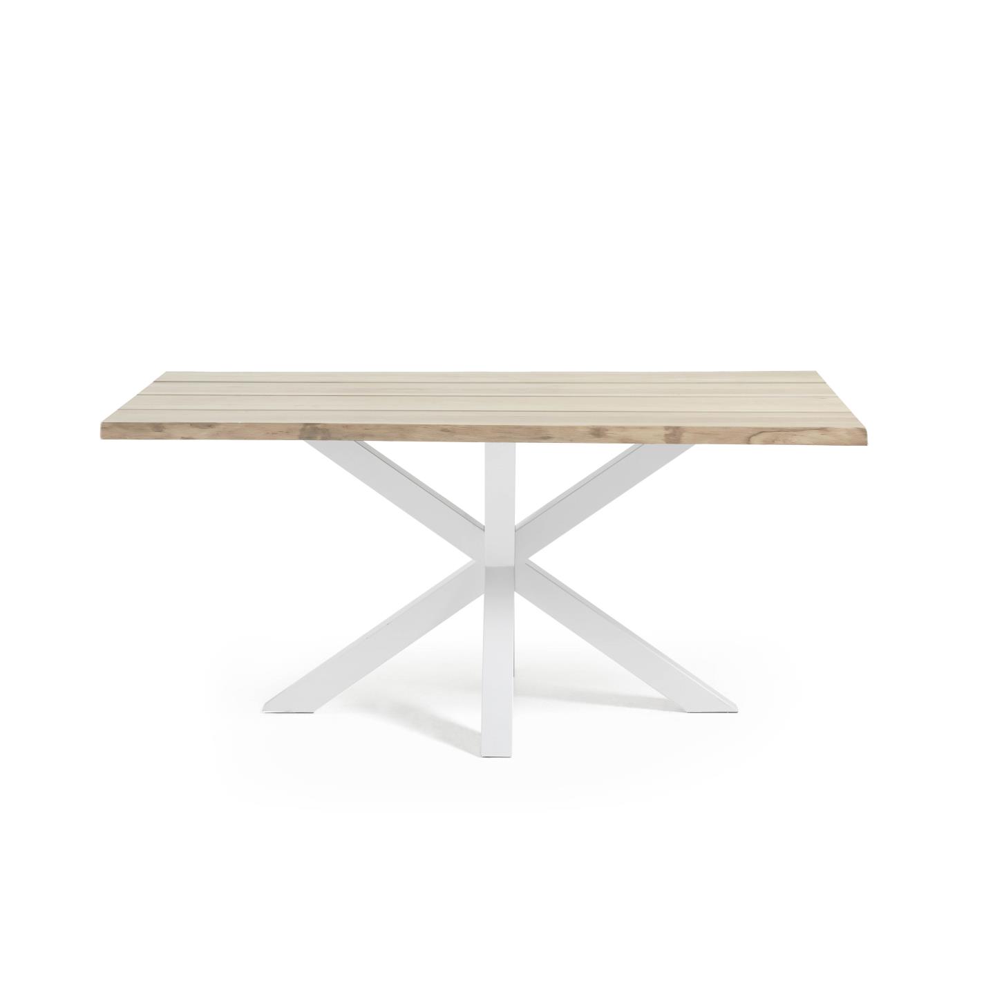 Обеденный cтол Arya 160x90 белый отбеленный дуб La Forma (ex Julia Grup)
