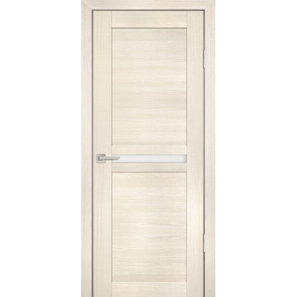 Межкомнатная дверь Graf PS-03 белый сатинат ЭшВайт Мелинга (1900 х 550)