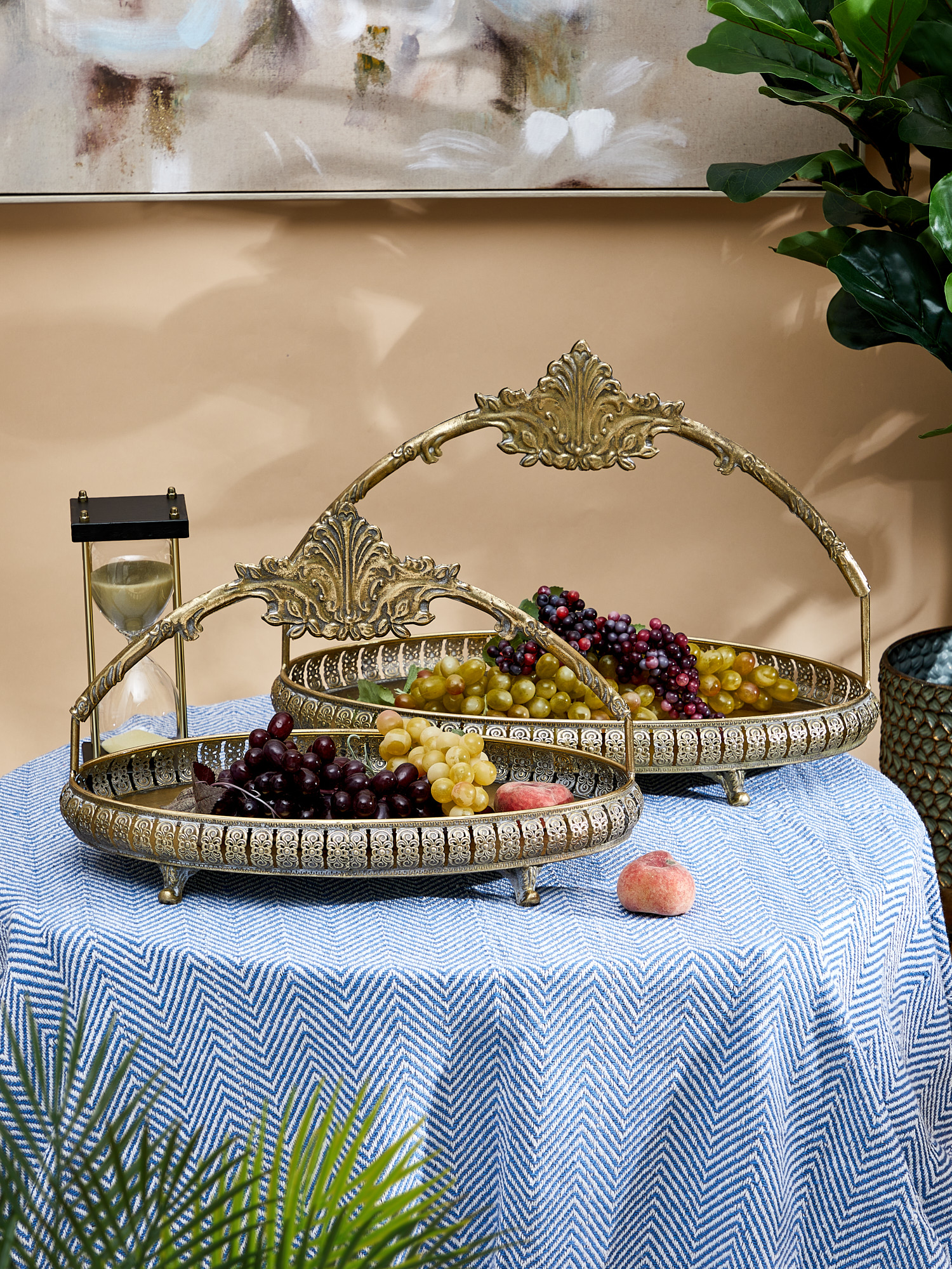 Блюда с ручками Эфиопия, набор Glasar 57-245