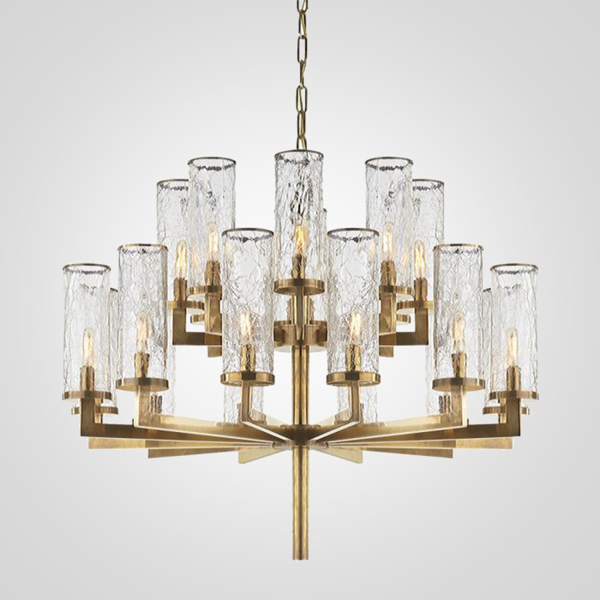 Подвесная люстра K&amp;W LIAISON TWO-TIER CHANDELIER 18 K&amp;W by ImperiumLoft