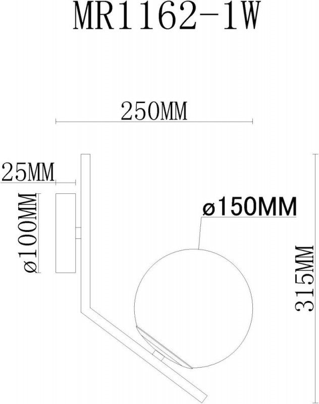 Бра MyFar MR1162-1W