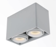 Накладной светильник под сменную лампу Donolux DL18610/02WW-SQ Silver Grey