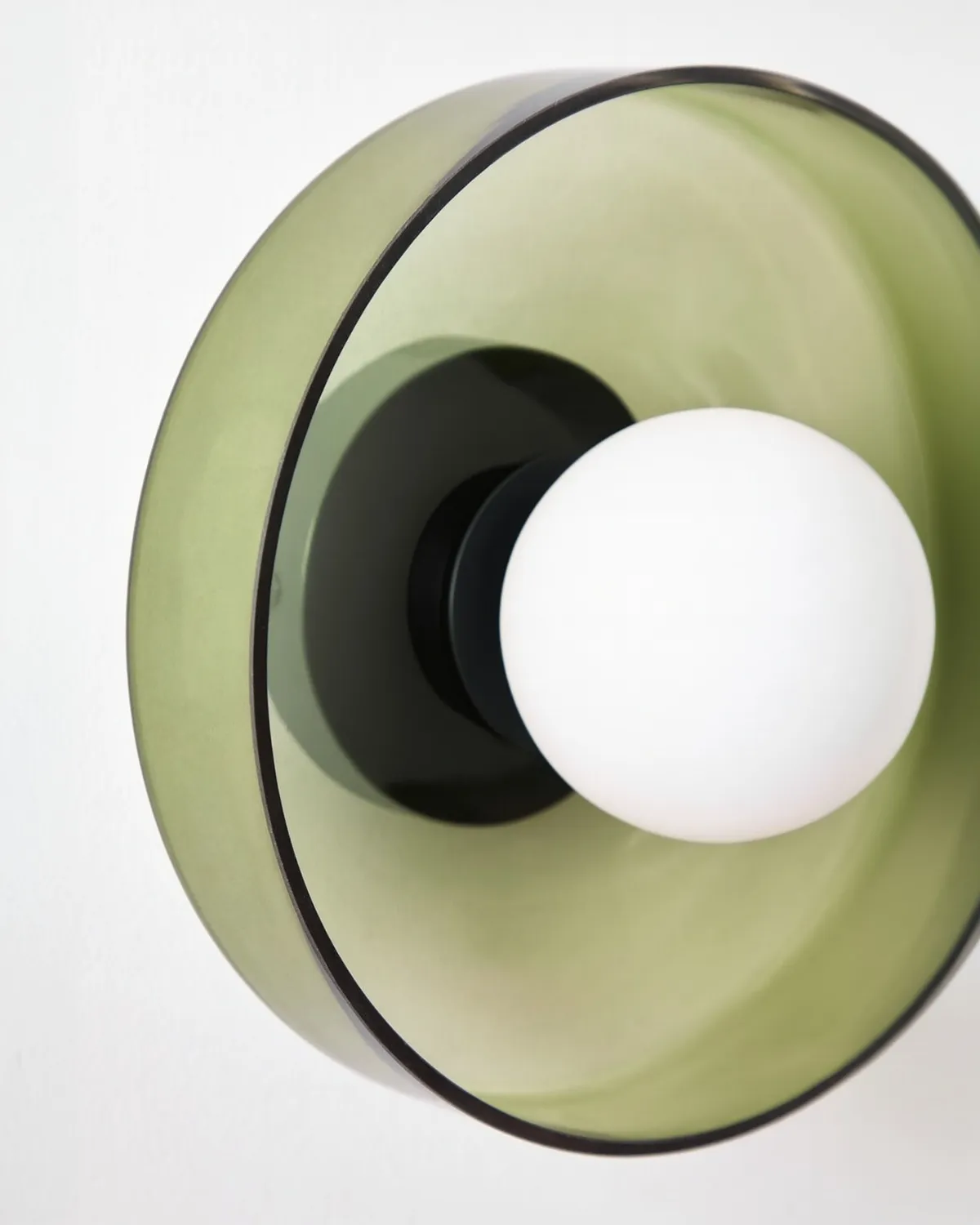 Настенный светильник Кассель с зеленым стеклом Louvre Home LHLSC500324SWL