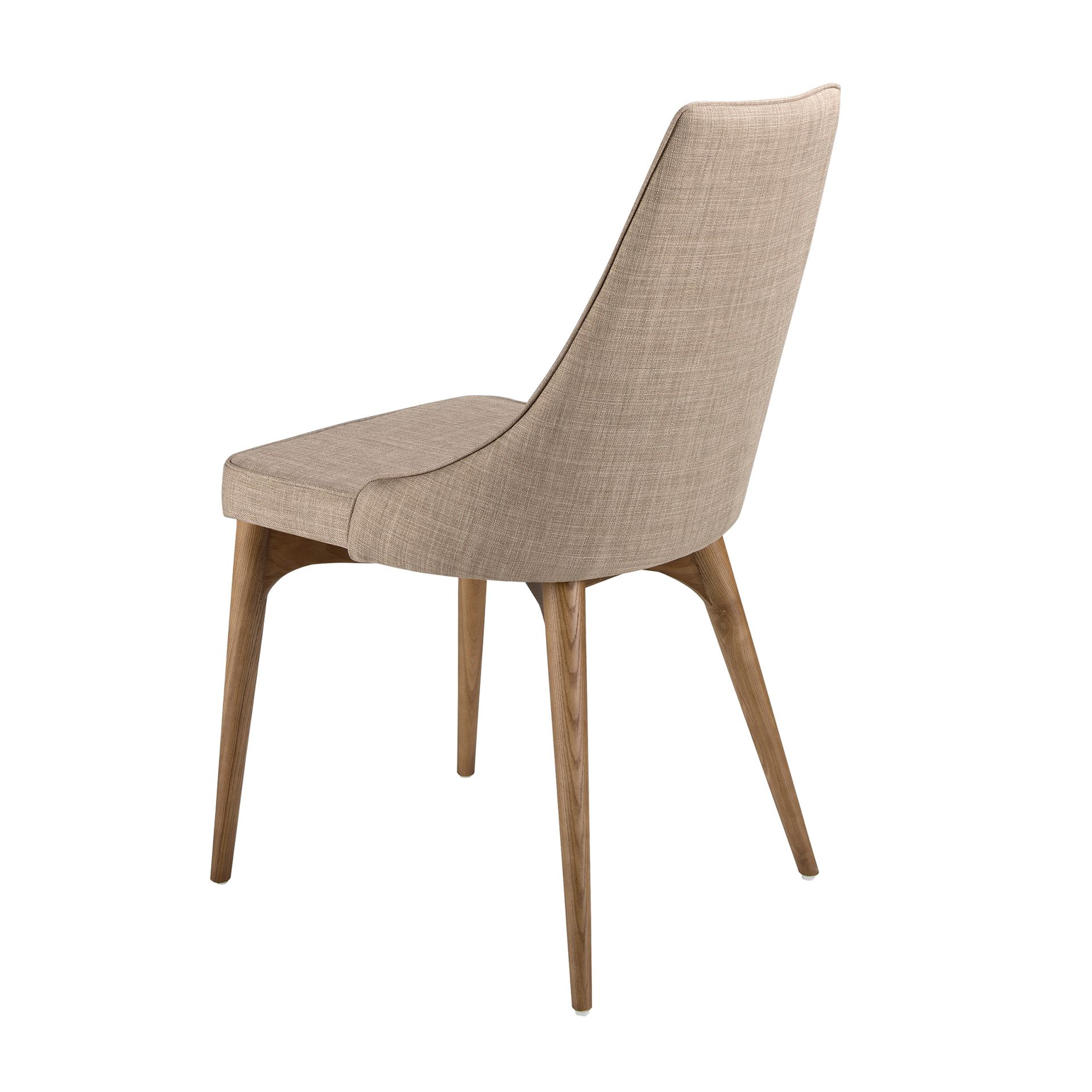 Стул Calidez DC631 /4032 с обивкой из ткани и ножками цвета ореха Angel Cerda
