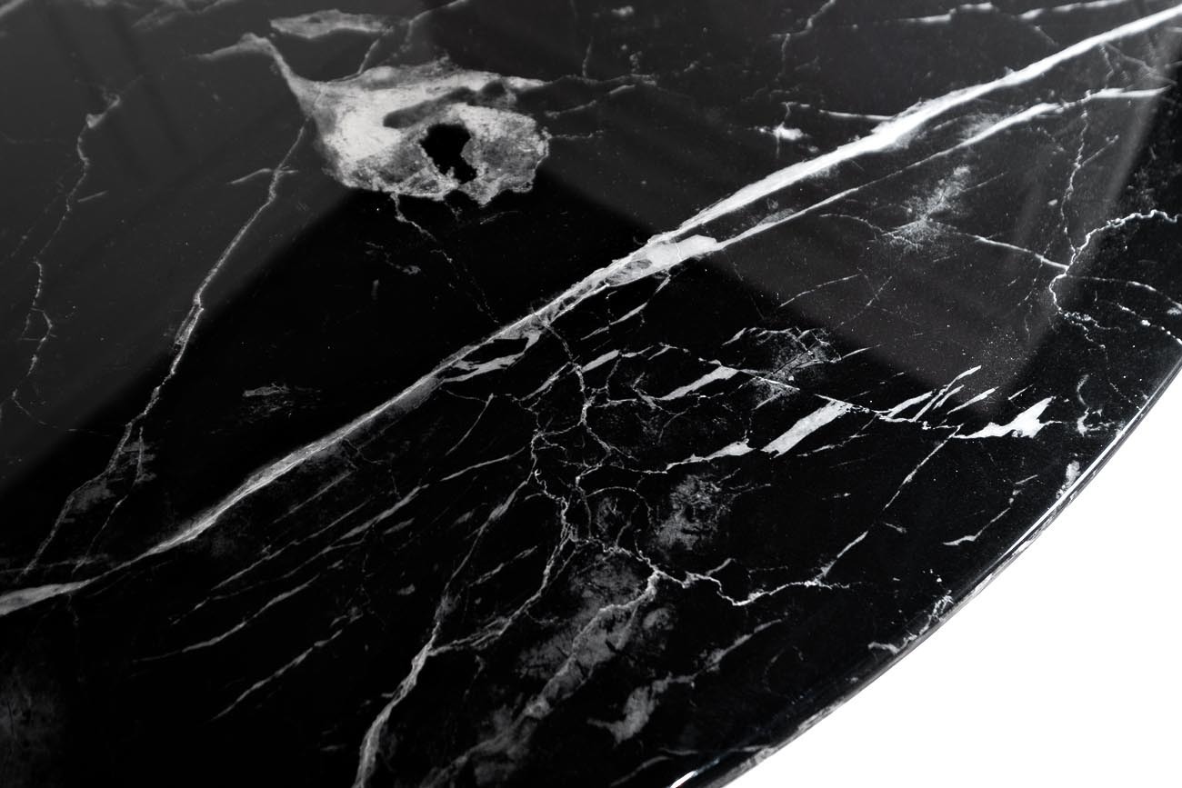 Стол обеденный круглый черный Garda Decor 33FS-DT120-BL