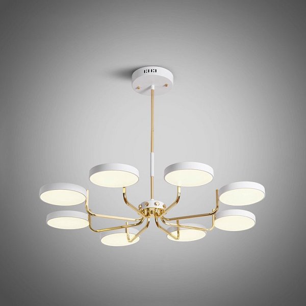Подвесная люстра TAVIS D93 White by ImperiumLoft