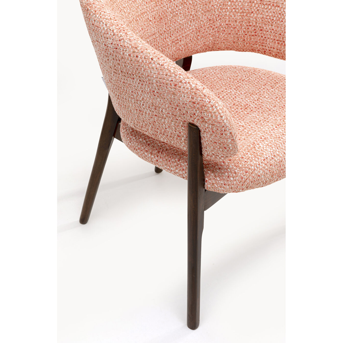 Стул с подлокотниками August Coral Melange KARE 71372