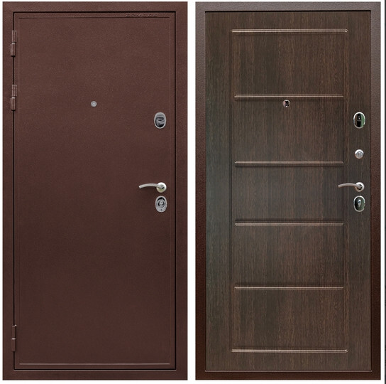 Дверь входная Graf Престиж Антик медь / МДФ 6 мм ФЛ-39 Венге