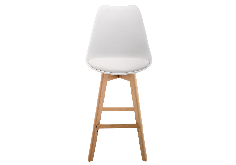 Барный стул Woodville Burbon белый 11335