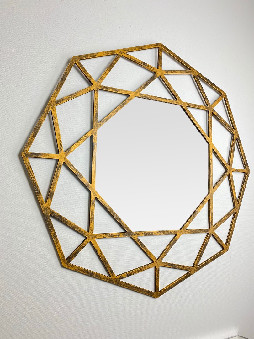 Зеркало BountyHome Tissue Gold mv268-gold