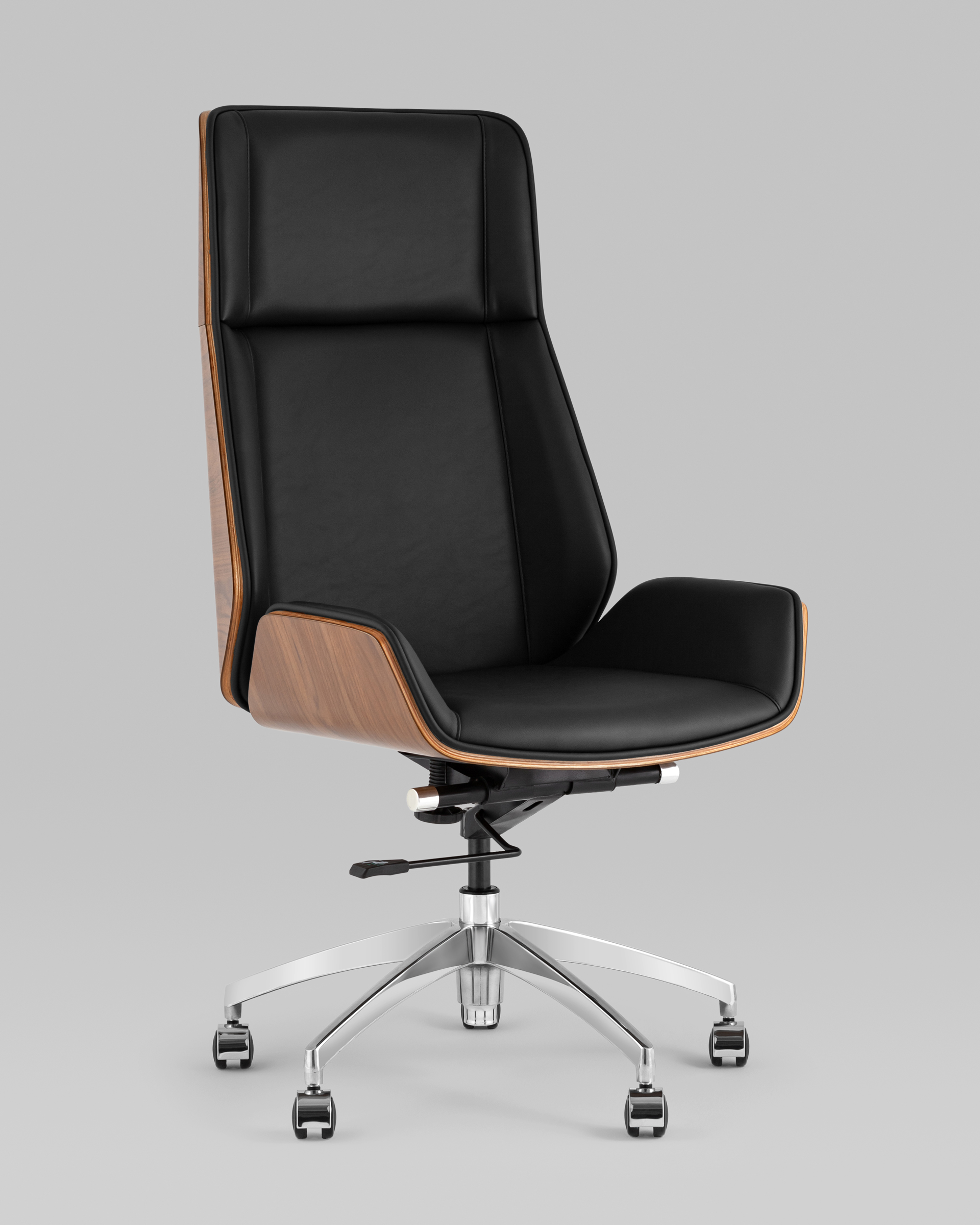 Кресло руководителя TopChairs Crown SN черный Stool Group