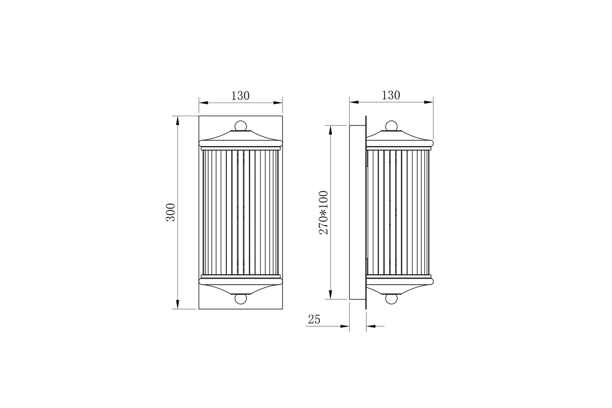 Бра Garda Decor K2KG0603W-2