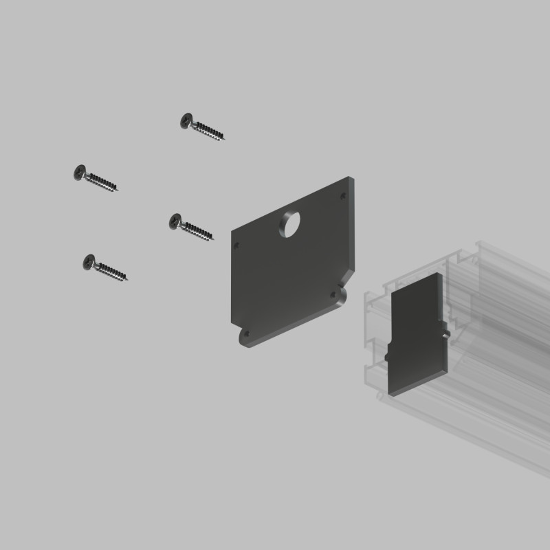 Заглушка Denkirs TR2025-BK
