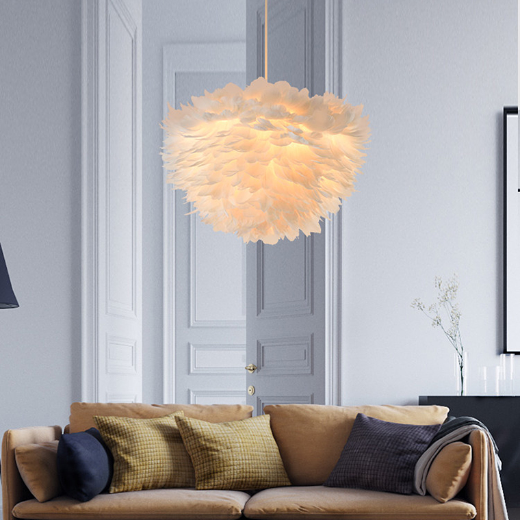 Люстра FEATHERS D40 White by ImperiumLoft