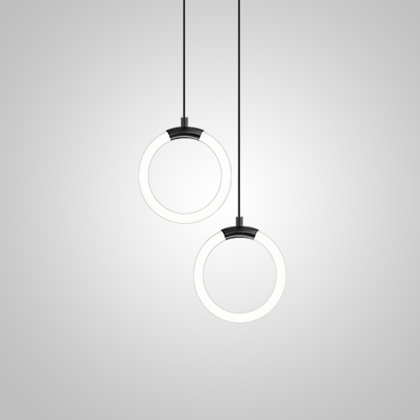 Подвесной светильник NILS DUO D20 Black by ImperiumLoft