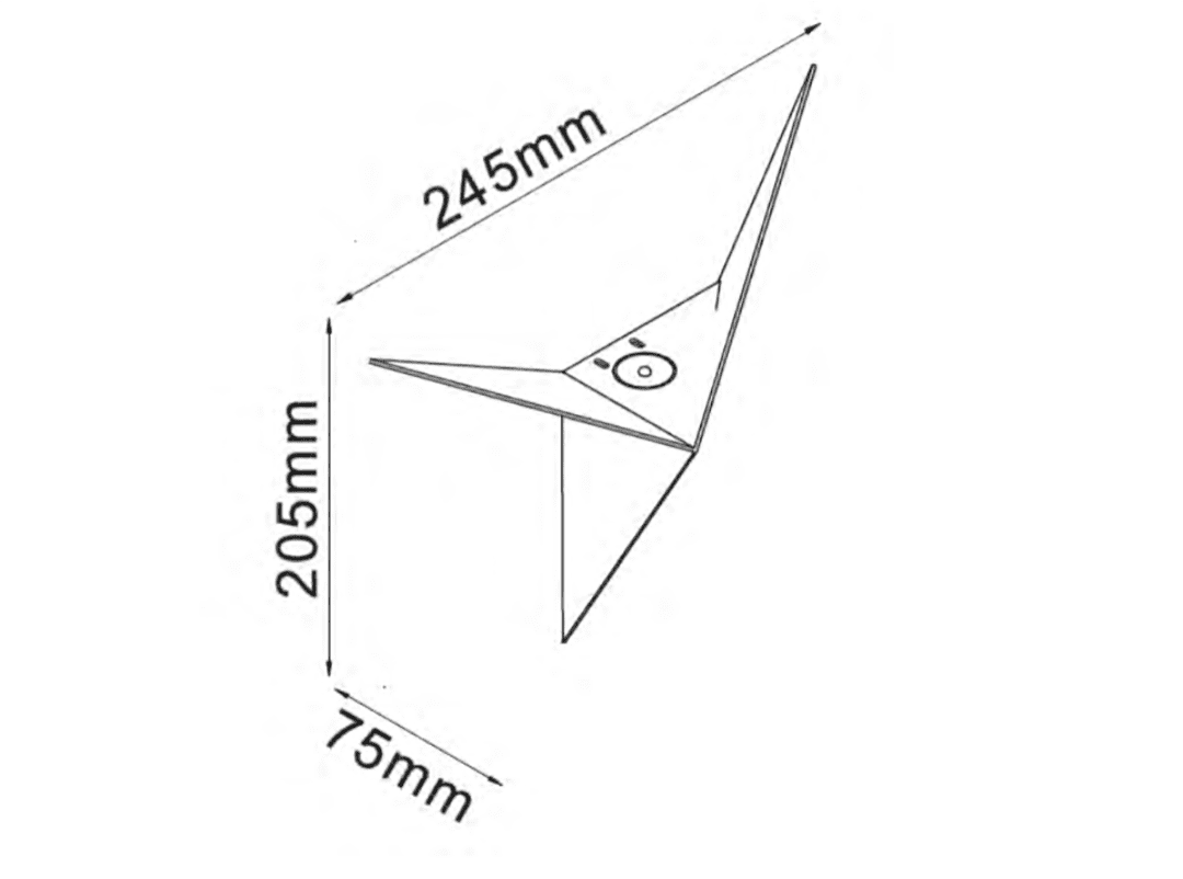 Светильник настенный DesignLed GW-9103-3-BL-WW