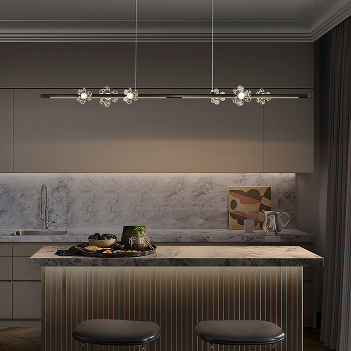 Подвесной светильник CAMILIA LONG L100 Black by ImperiumLoft