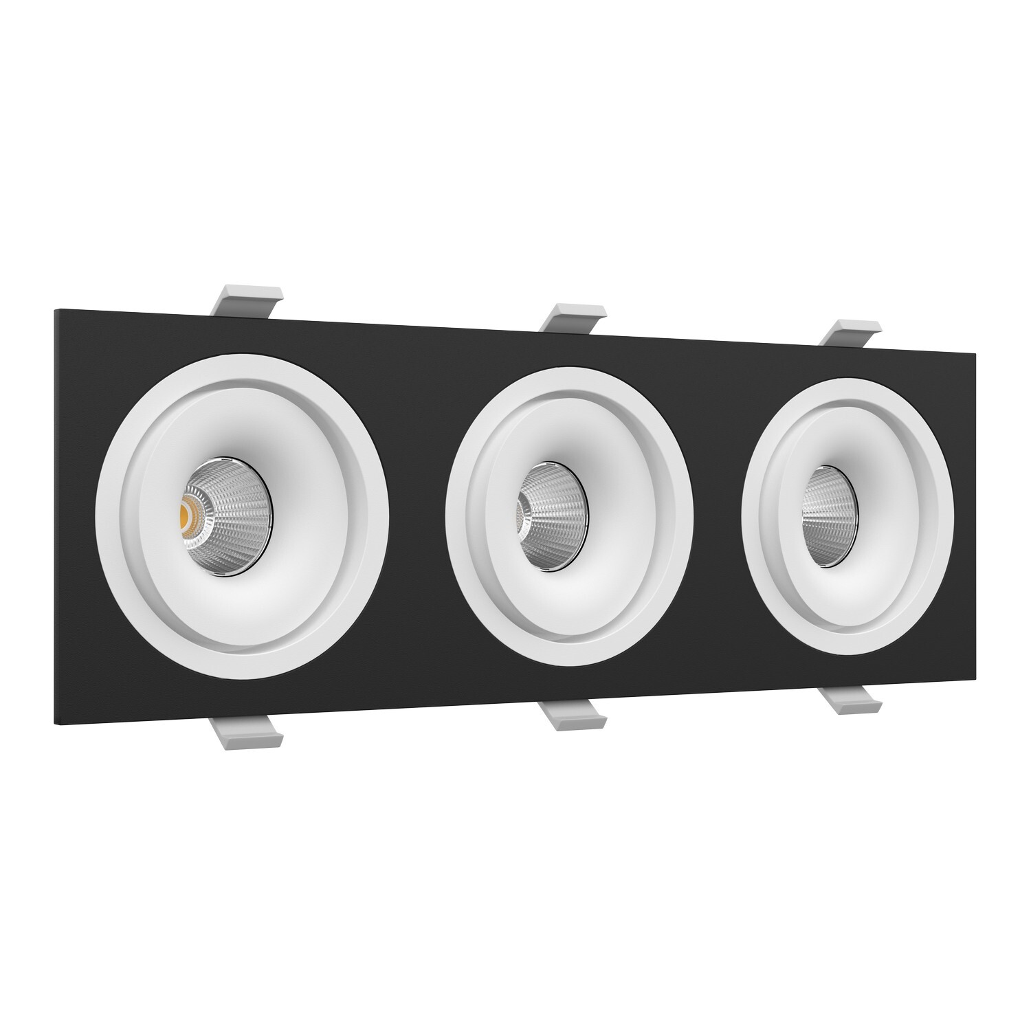 Встраиваемый  светодиодный светильник Ledron MJ1006 SQ3 Black-White