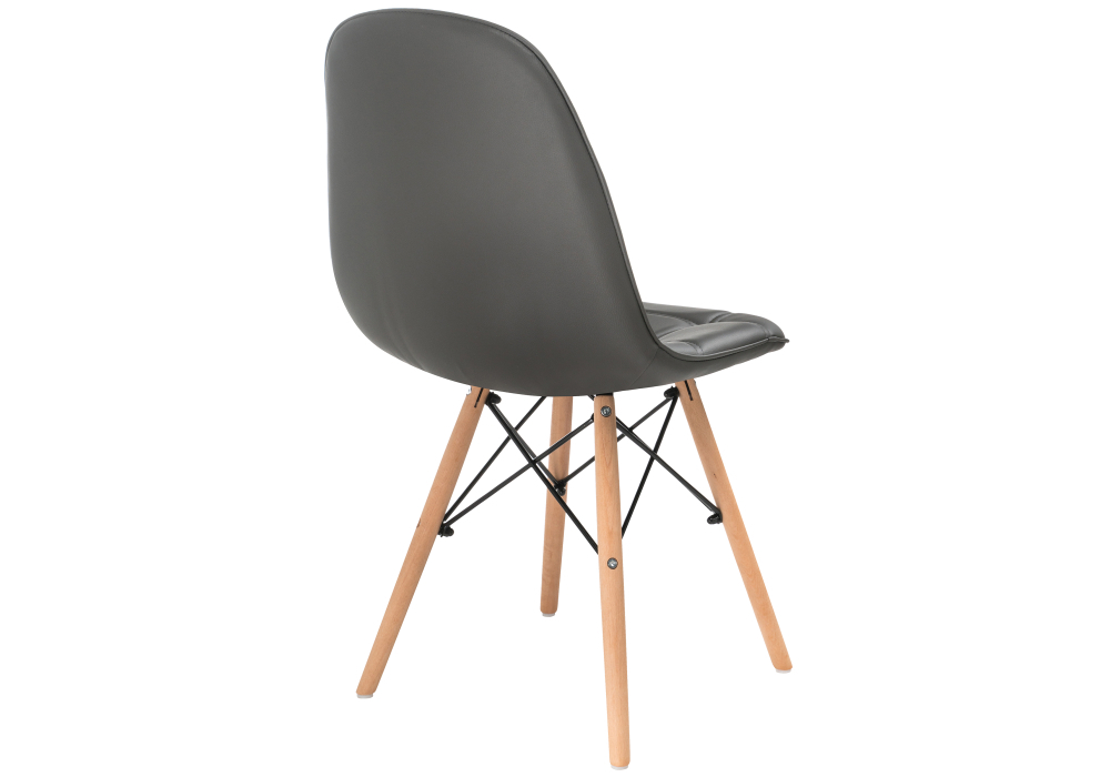 Стул деревянный Woodville Kvadro серый 11733