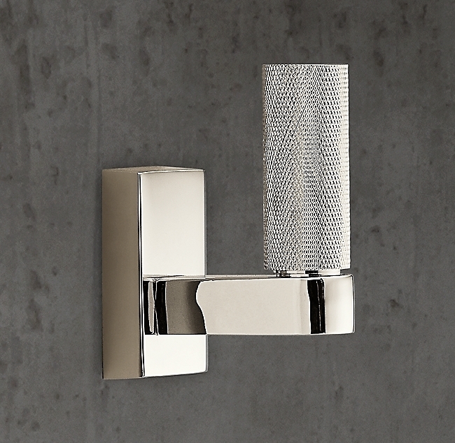 Крючок Restoration Hardware Lambeth Knurled Small Polished Nickel