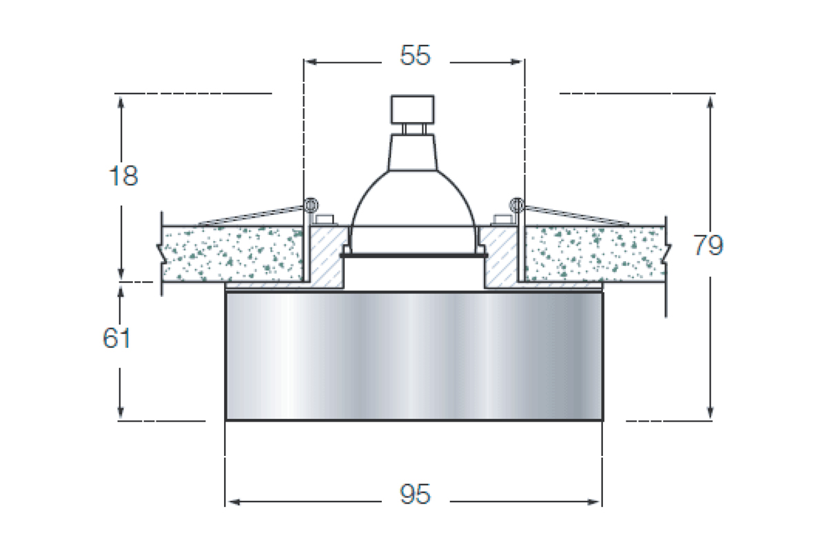 Встраиваемый светильник Donolux DL034C-Black