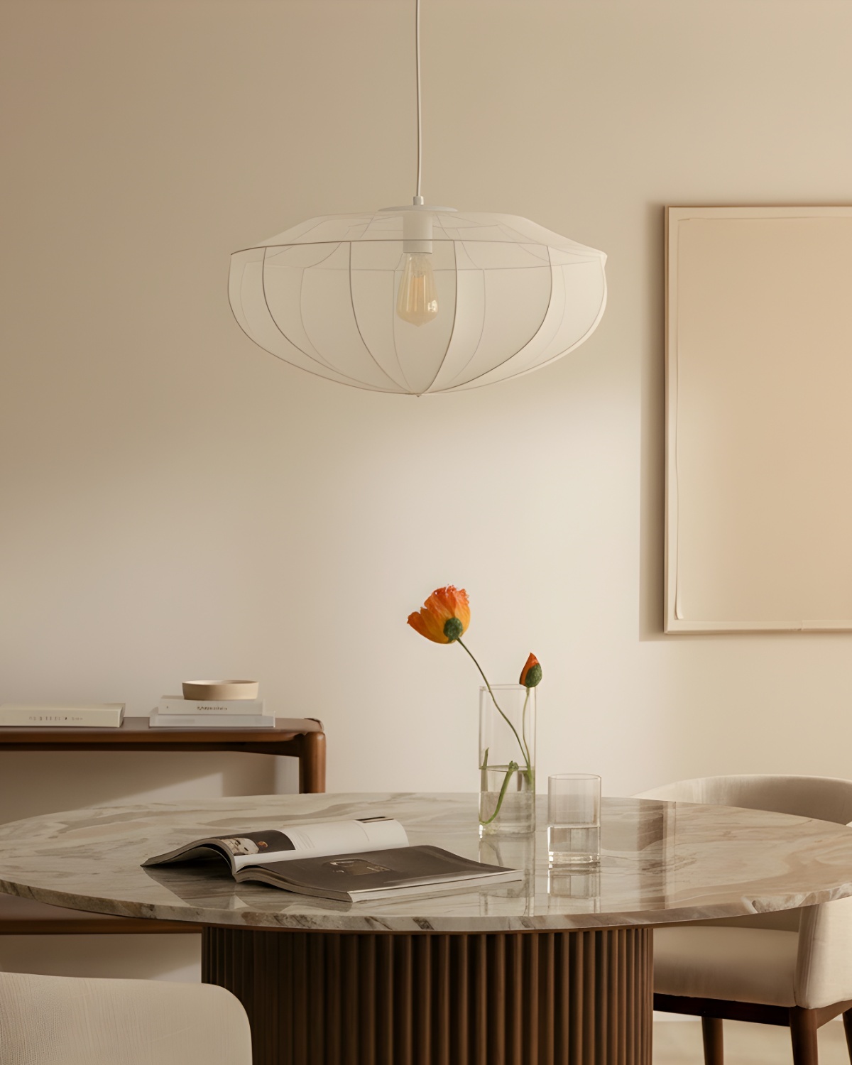Кремовый подвесной светильник Бьорн Louvre Home 21008-1DA