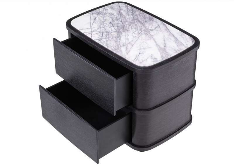 Прикроватная тумба Eichholtz Cabana charcoal grey oak veneer 115103