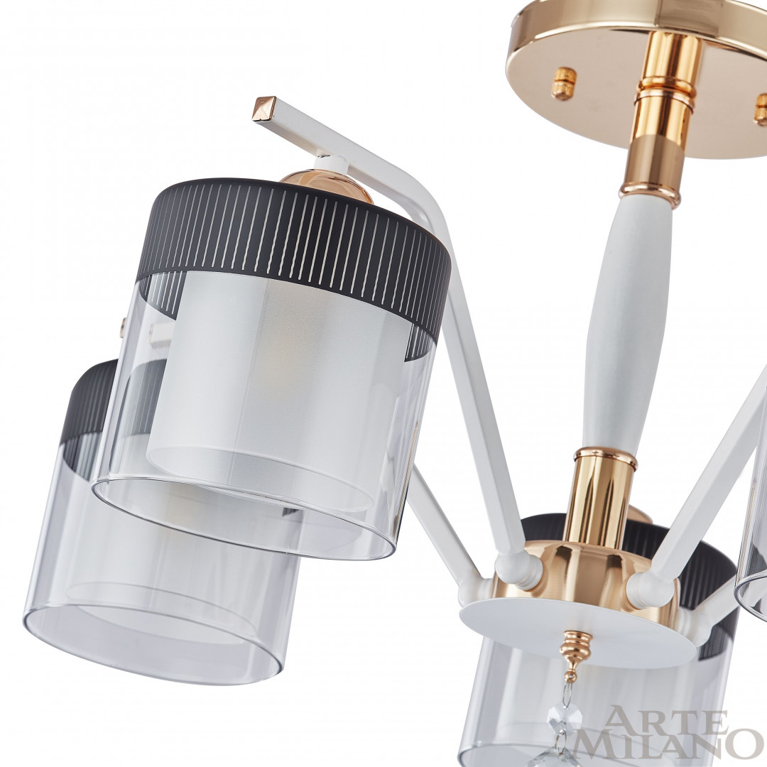 Люстра потолочная с плафонами 332646/5 FGD+WT Arte Milano
