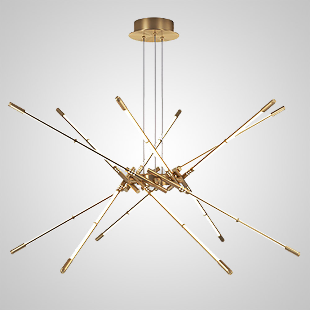 Подвесная люстра VALA L12 Black by ImperiumLoft